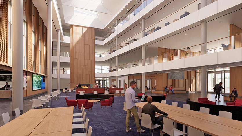 Rendering of new Dyson Center